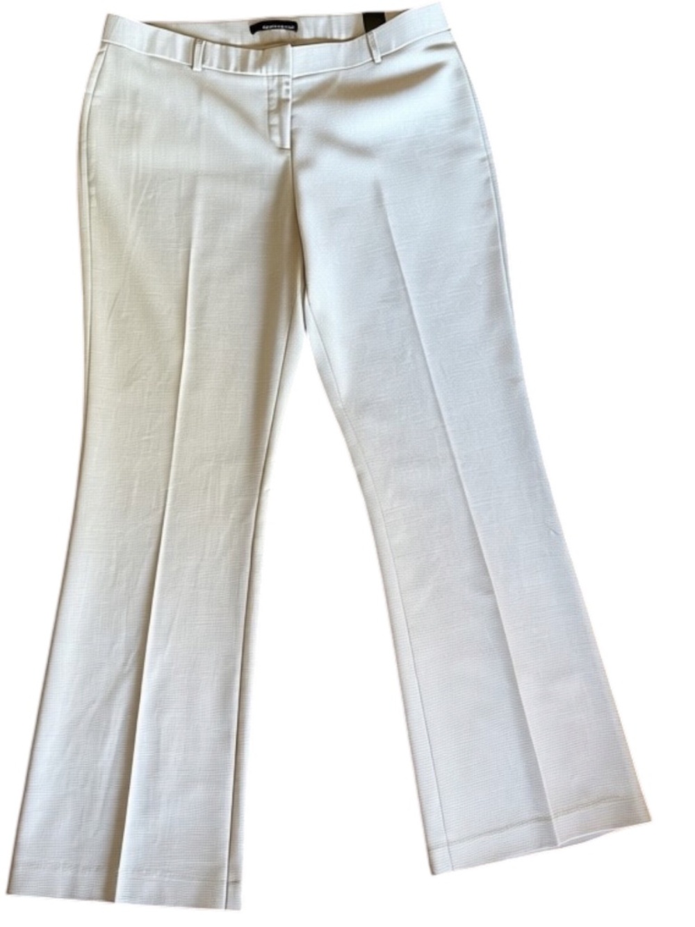 Amanda & Chelsea Straight Leg Dress Pants Beige Size 16 NWT Modern Fit